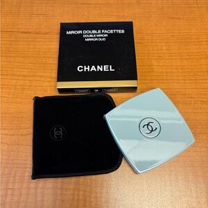 Chanel Beauty Blue/Green Limited Edition Double Mirror